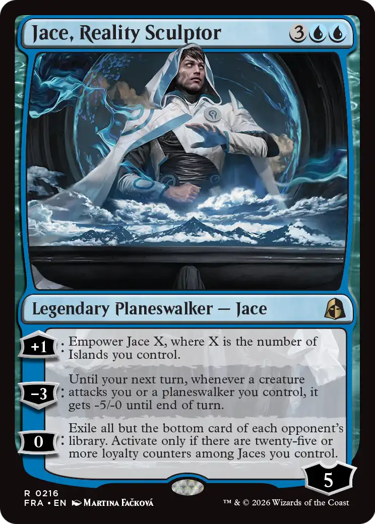 Jace, Reality Sculptor 216 (Reality Fracture)  - Foil | Good Games Morley