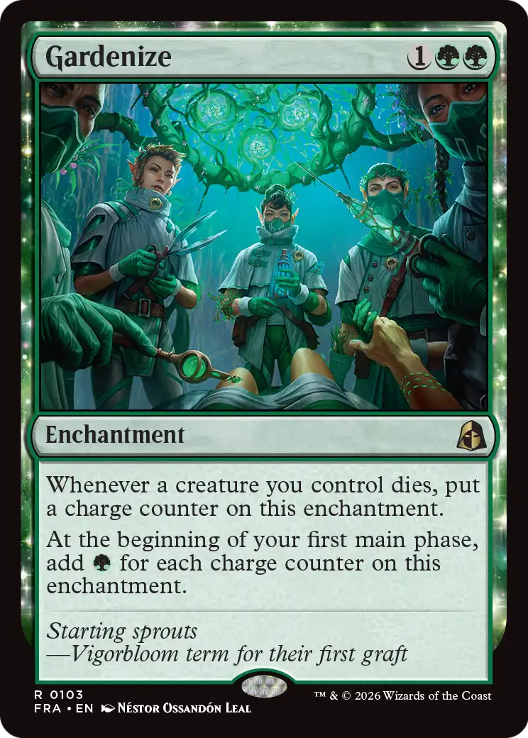 Gardenize 103 (Reality Fracture)  - Foil | Good Games Morley