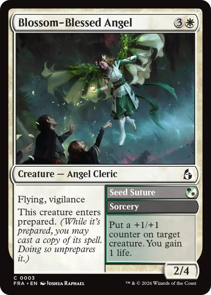 Blossom-Blessed Angel // Seed Suture 3 (Reality Fracture)  - Foil | Good Games Morley