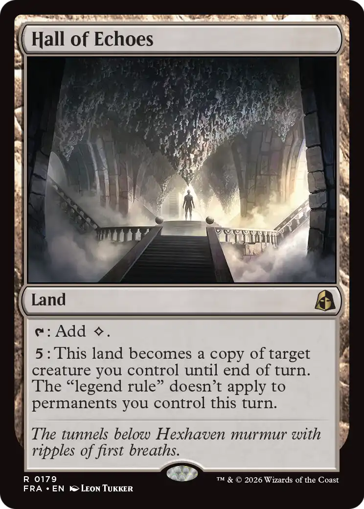 Hall of Echoes 179 (Reality Fracture)  - Foil | Good Games Morley