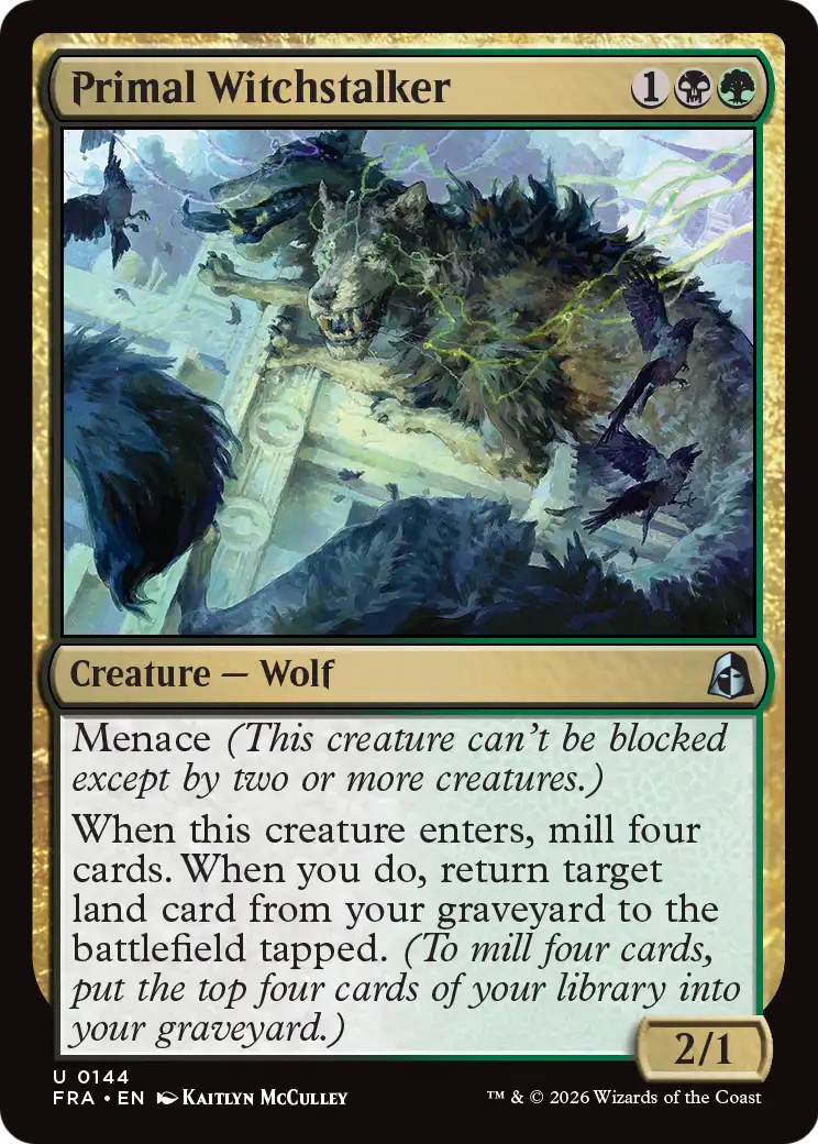 Primal Witchstalker 144 (Reality Fracture)  - Foil | Good Games Morley