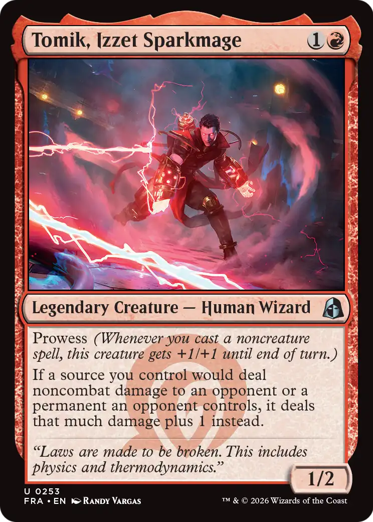 Tomik, Izzet Sparkmage 253 (Reality Fracture)  - Foil | Good Games Morley