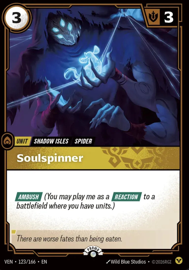Soulspinner 123/166 (Riftbound Organized Play Promotional Cards)  - Foil | Good Games Morley