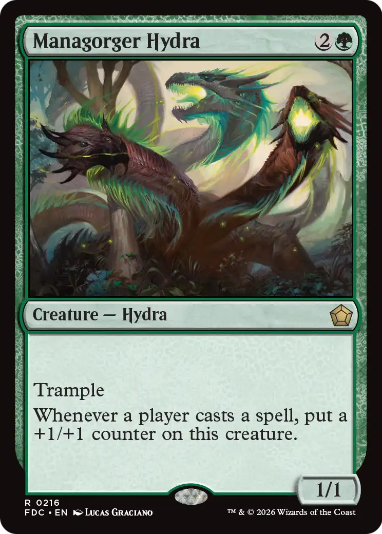 Managorger Hydra 216 (Commander: Foundations)  | Good Games Morley