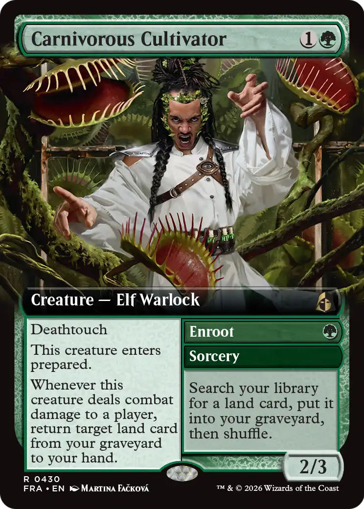Carnivorous Cultivator // Enroot 430 (Reality Fracture)  - Foil | Good Games Morley