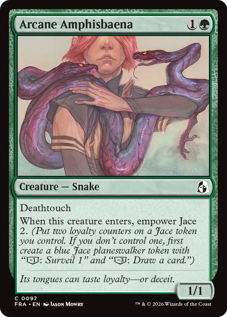 Arcane Amphisbaena 97 (Reality Fracture)  - Foil | Good Games Morley