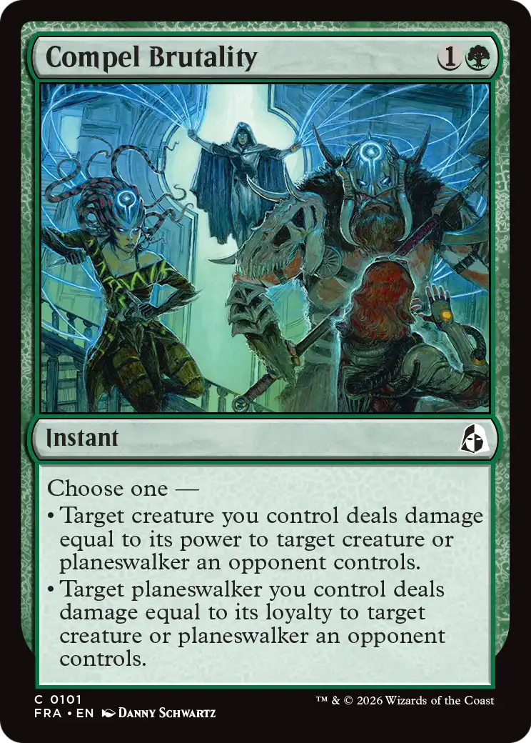 Compel Brutality 101 (Reality Fracture)  - Foil | Good Games Morley