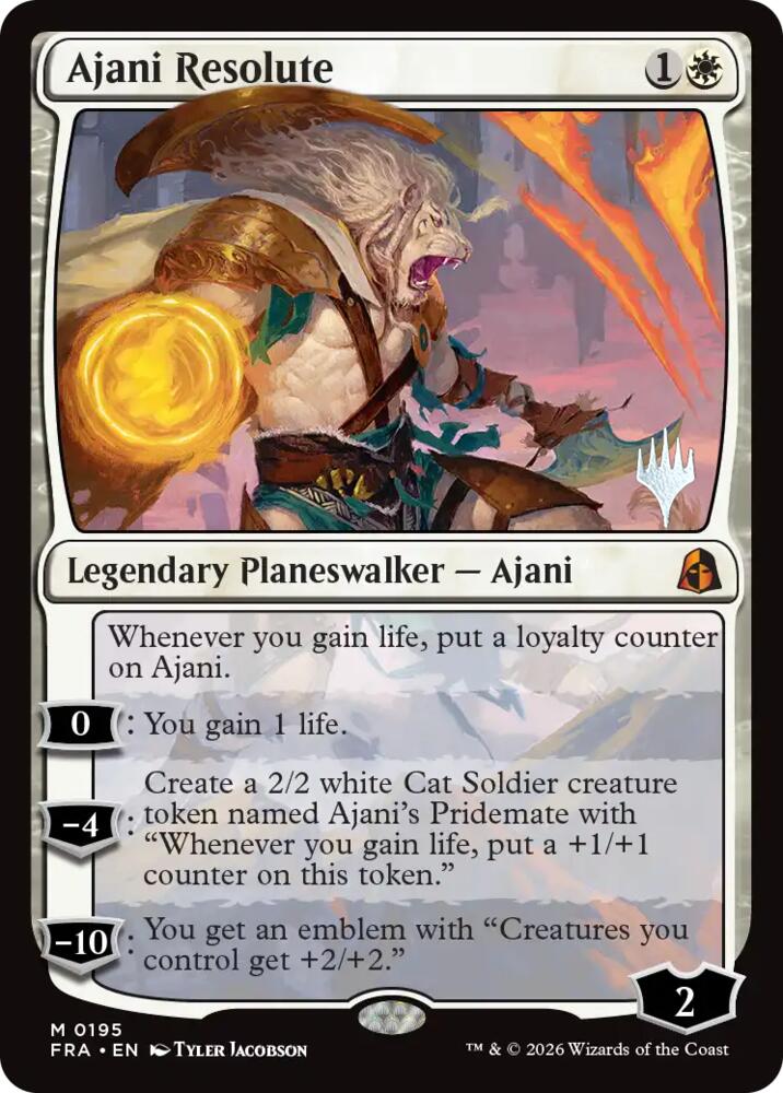 Ajani Resolute 195 (Promo Pack: Reality Fracture)  | Good Games Morley
