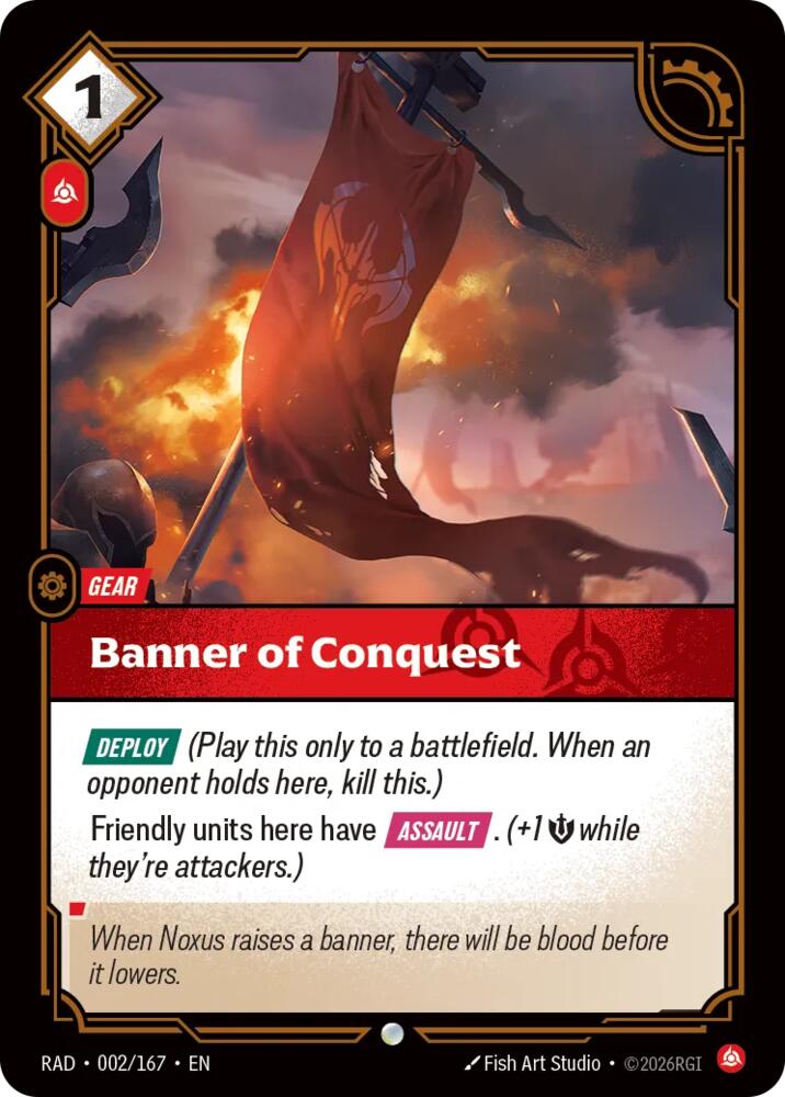 Banner of Conquest 002/167 (Radiance)  | Good Games Morley