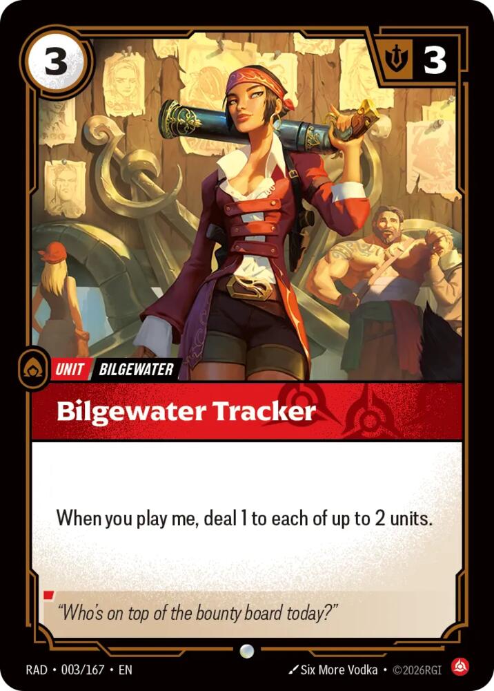 Bilgewater Tracker 003/167 (Radiance)  | Good Games Morley