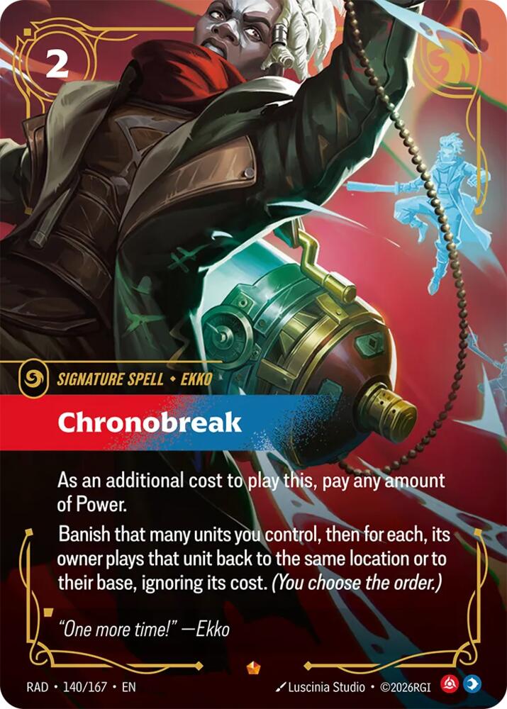 Chronobreak 140/167 (Radiance)  - Foil | Good Games Morley