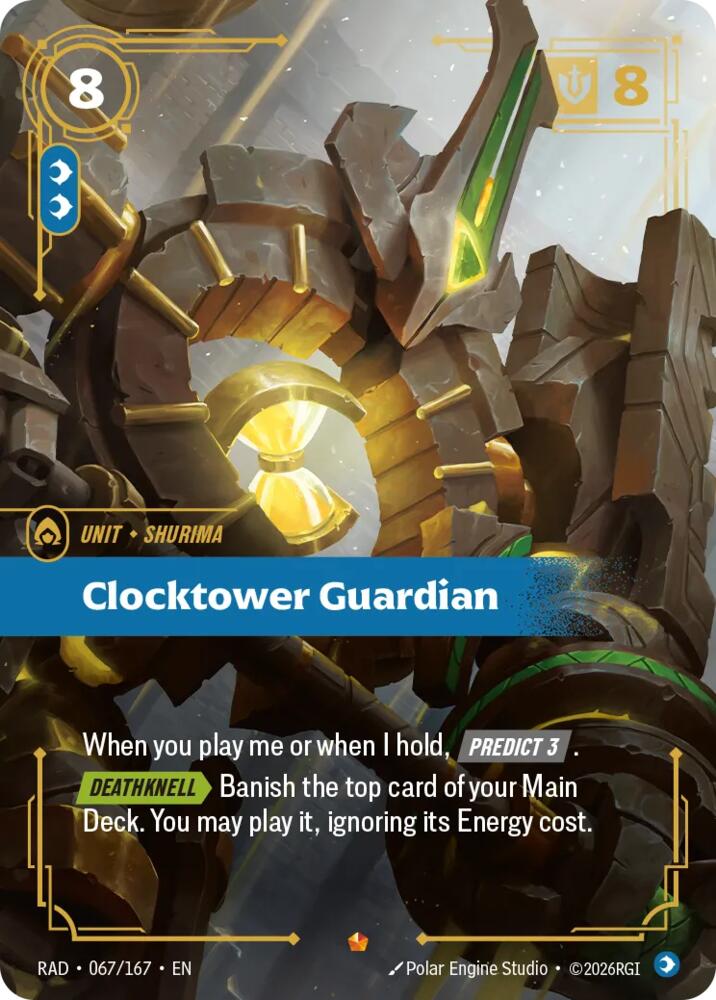 Clocktower Guardian 067/167 (Radiance)  - Foil | Good Games Morley