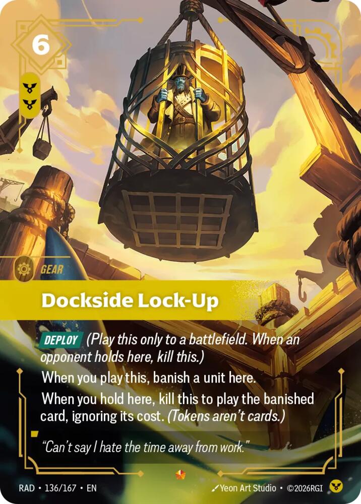 Dockside Lock Up 136/167 (Radiance)  - Foil | Good Games Morley