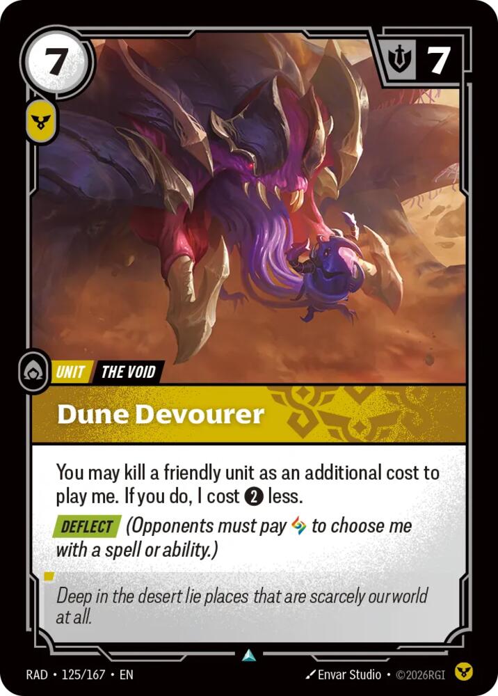 Dune Devourer 125/167 (Radiance)  | Good Games Morley