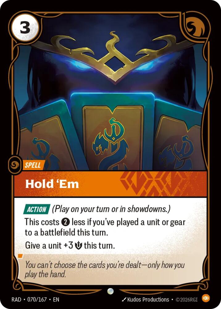 Hold 'Em 070/167 (Radiance)  | Good Games Morley