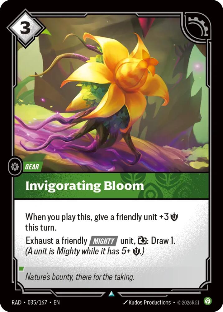 Invigorating Bloom 035/167 (Radiance)  | Good Games Morley