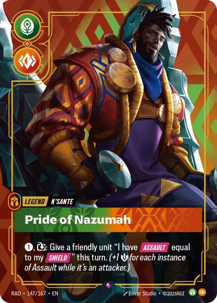 K'Sante - Pride of Nazumah 147/167 (Radiance)  - Foil | Good Games Morley