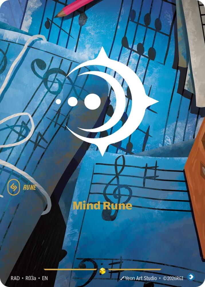 Mind Rune (AA) R03a (Radiance)  - Foil | Good Games Morley
