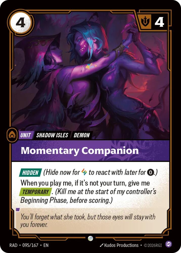 Momentary Companion 095/167 (Radiance)  | Good Games Morley