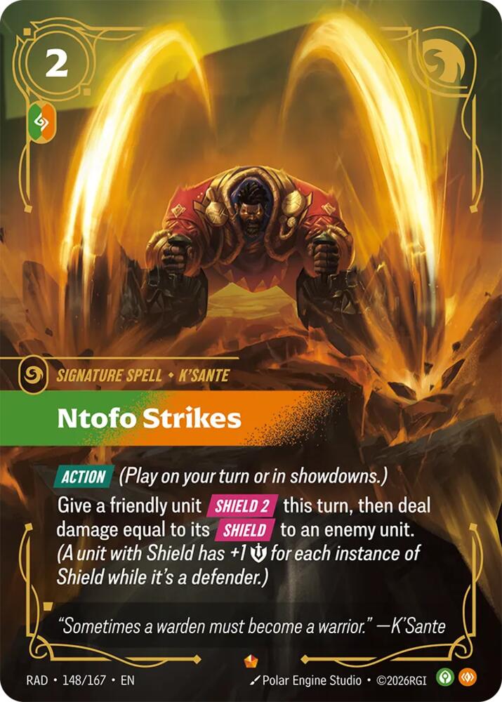 Ntofo Strikes 148/167 (Radiance)  - Foil | Good Games Morley