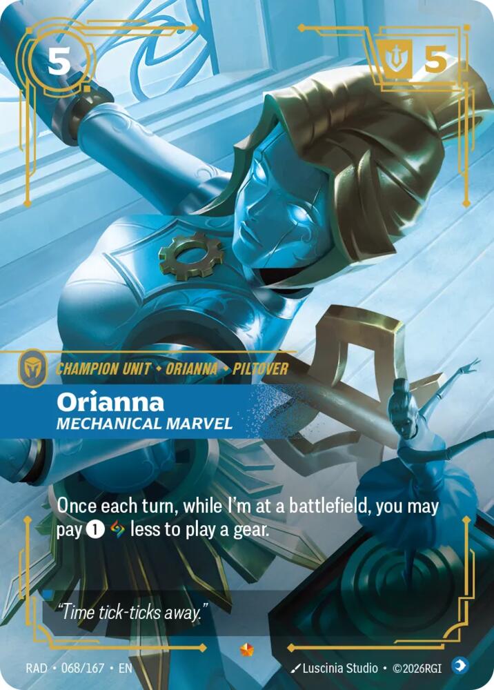 Orianna - Mechanical Marvel 068/167 (Radiance)  - Foil | Good Games Morley