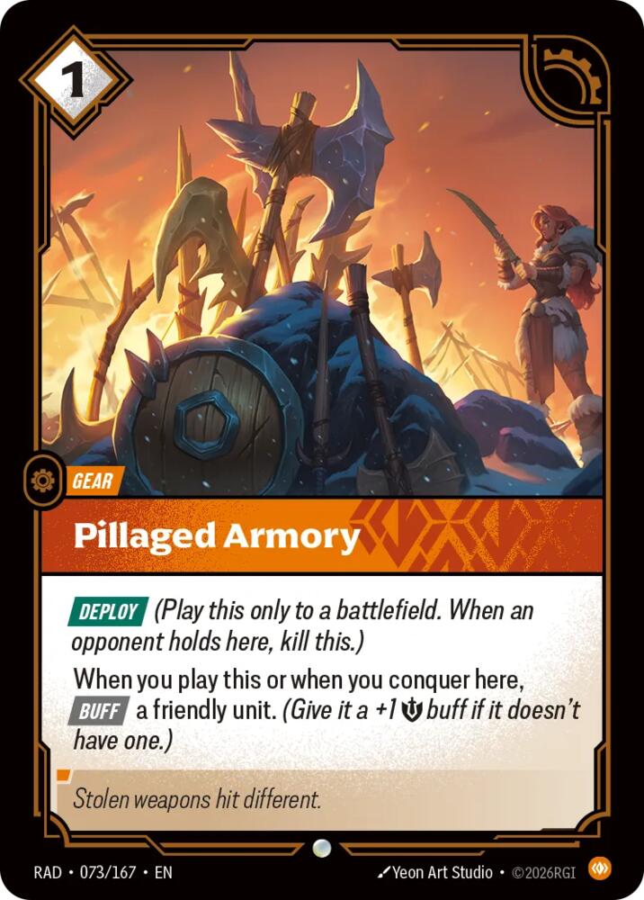 Pillaged Armory 073/167 (Radiance)  | Good Games Morley