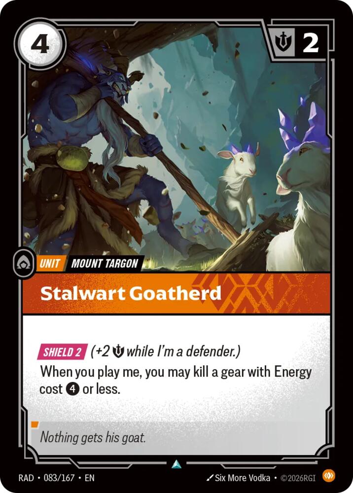 Stalwart Goatherd 083/167 (Radiance)  | Good Games Morley