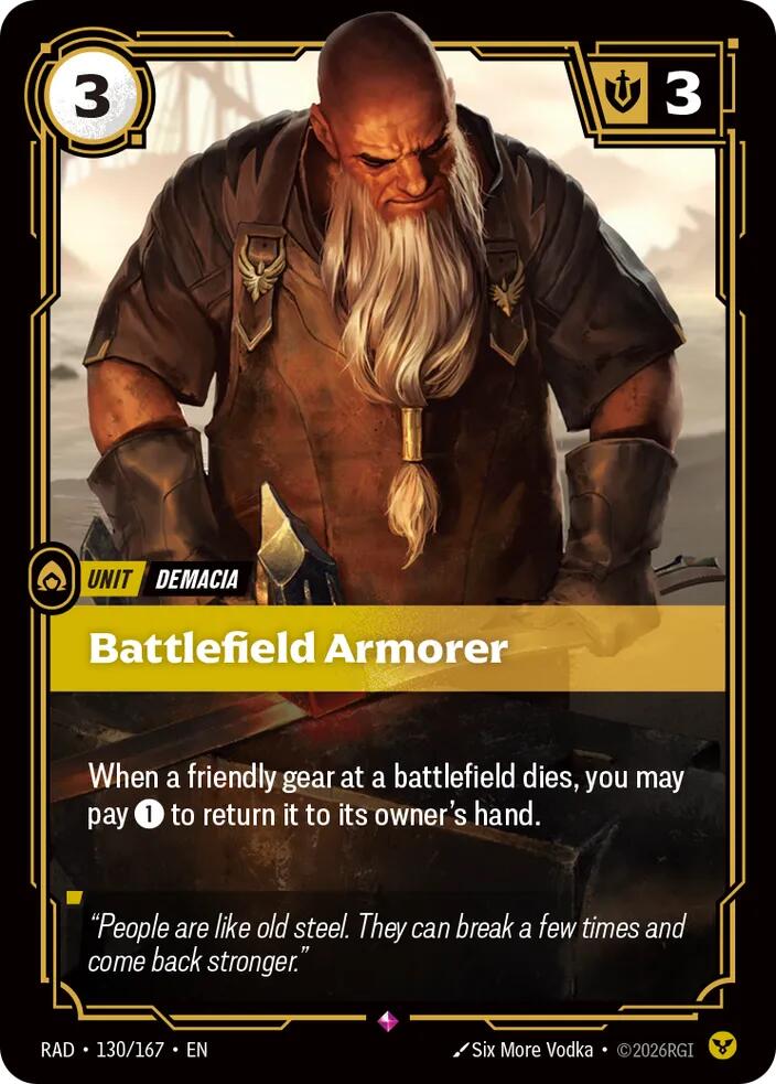 Battlefield Armorer 130/167 (Radiance)  - Foil | Good Games Morley