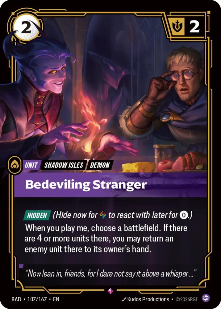 Bedeviling Stranger 107/167 (Radiance)  - Foil | Good Games Morley