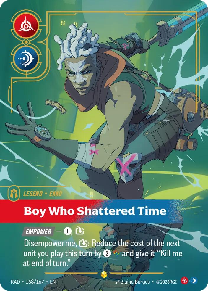 Ekko - Boy Who Shattered Time 168/167 (Radiance)  - Foil | Good Games Morley