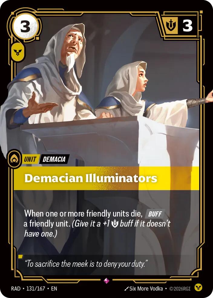 Demacian Illuminators 131/167 (Radiance)  - Foil | Good Games Morley