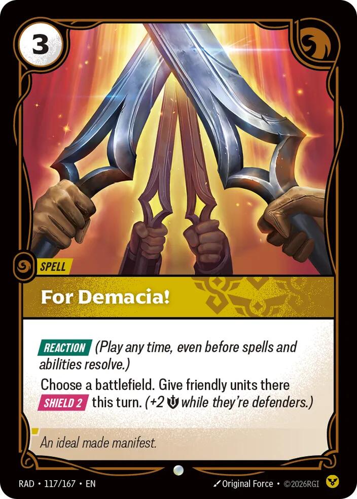 For Demacia! 117/167 (Radiance)  | Good Games Morley