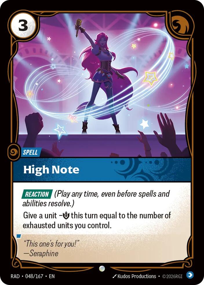 High Note 048/167 (Radiance)  | Good Games Morley
