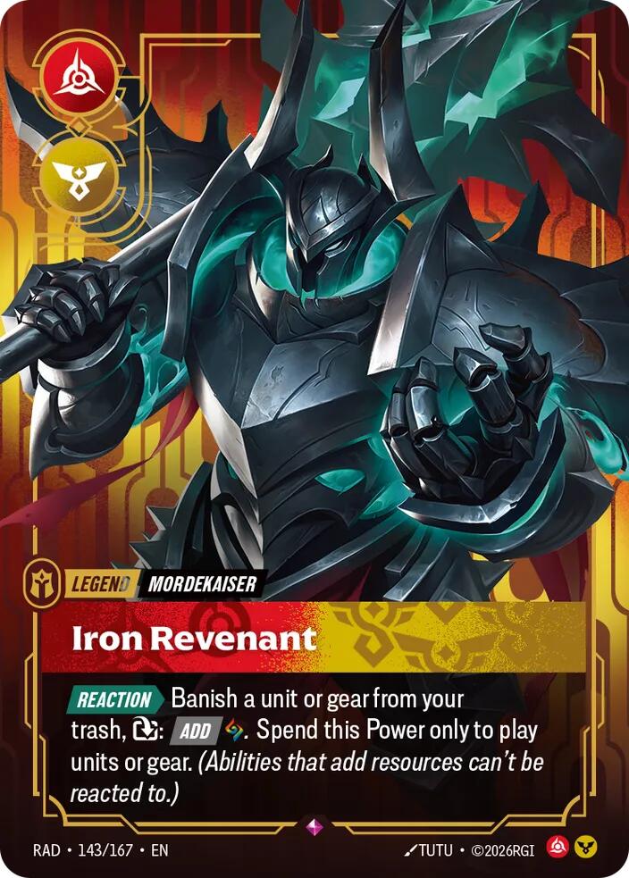 Mordekaiser - Iron Revenant 143/167 (Radiance)  - Foil | Good Games Morley
