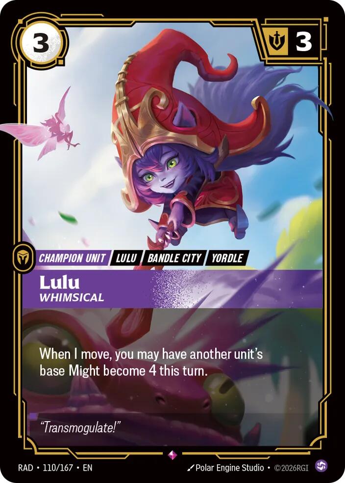 Lulu - Whimsical 110/167 (Radiance)  - Foil | Good Games Morley