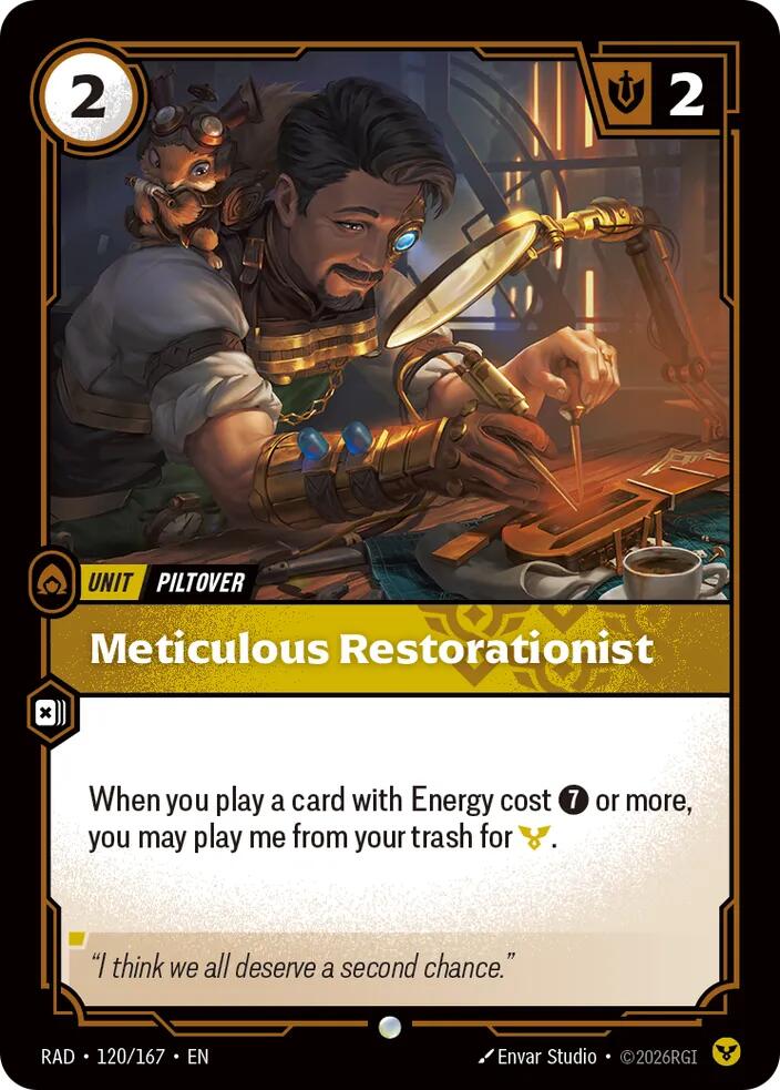 Meticulous Restorationist 120/167 (Radiance)  | Good Games Morley