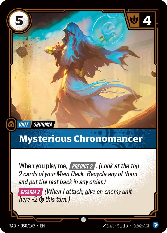 Mysterious Chronomancer 050/167 (Radiance)  | Good Games Morley
