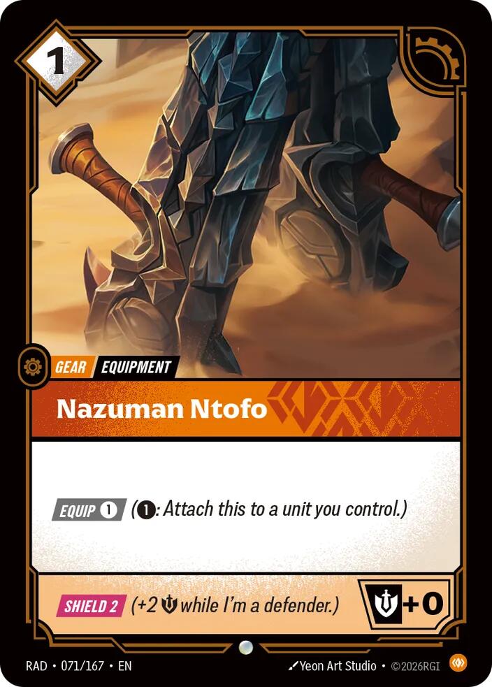 Nazuman Ntofo 071/167 (Radiance)  | Good Games Morley