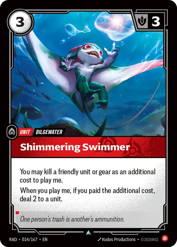 Shimmering Swimmer 014/167 (Radiance)  | Good Games Morley