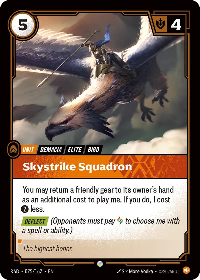 Skystrike Squadron 075/167 (Radiance)  | Good Games Morley