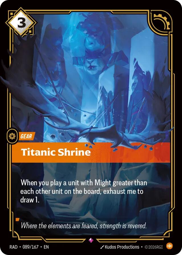 Titanic Shrine 089/167 (Radiance)  - Foil | Good Games Morley