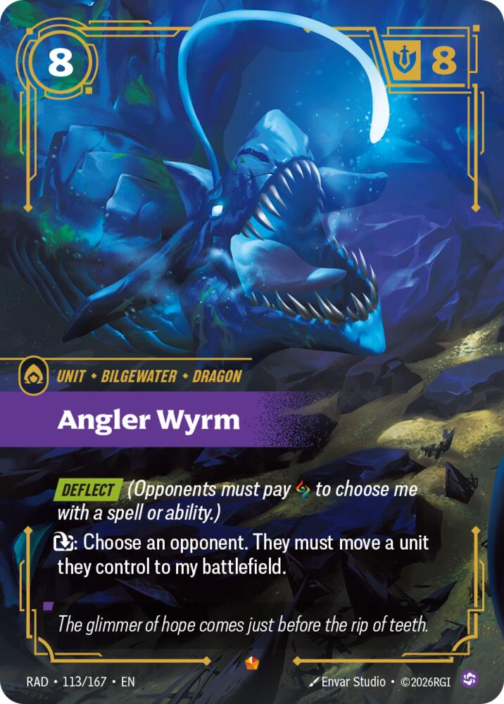 Angler Wyrm 113/167 (Radiance)  - Foil | Good Games Morley