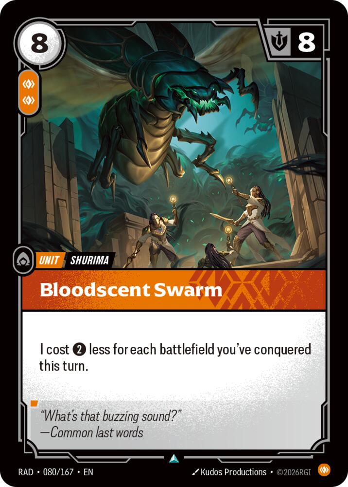 Bloodscent Swarm 080/167 (Radiance)  | Good Games Morley