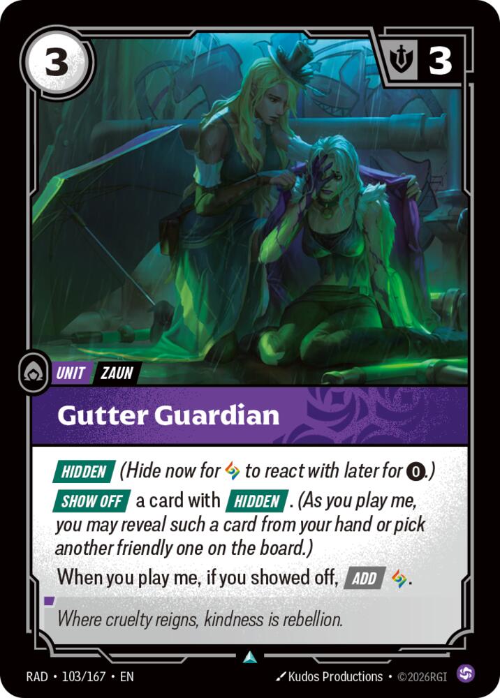 Gutter Guardian 103/167 (Radiance)  | Good Games Morley