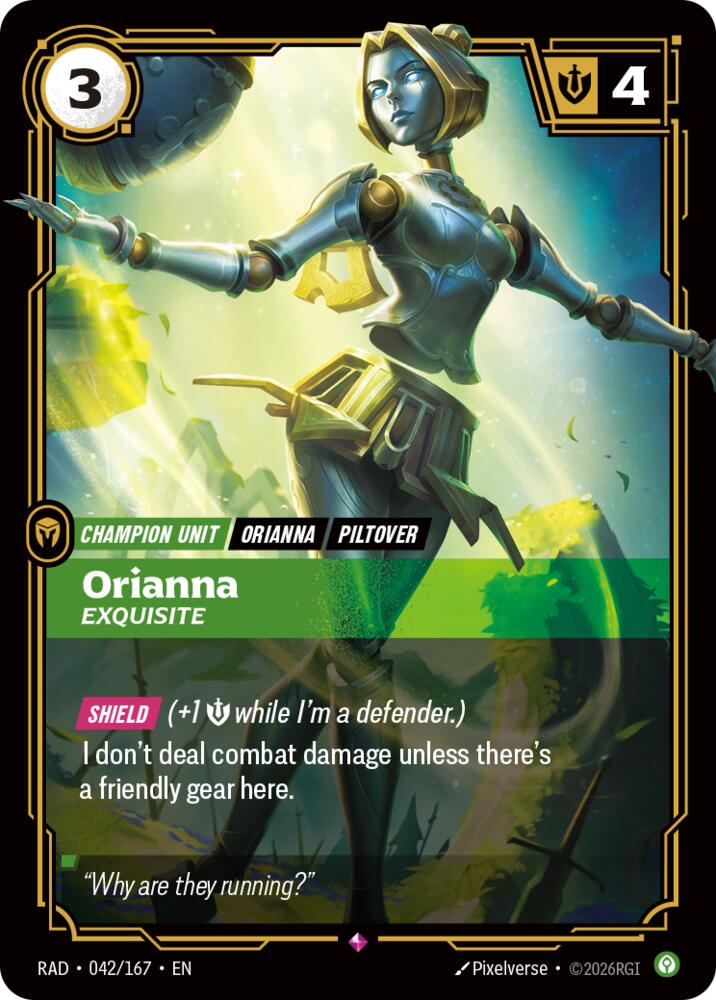 Orianna - Exquisite 042/167 (Radiance)  - Foil | Good Games Morley