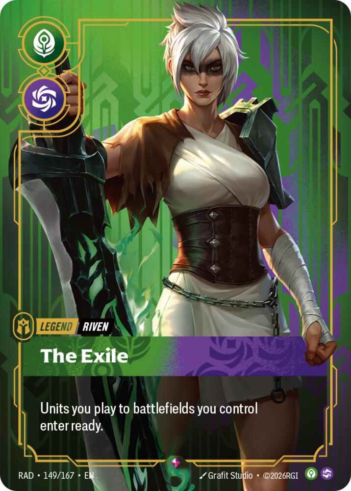 Riven - The Exile 149/167 (Radiance)  - Foil | Good Games Morley