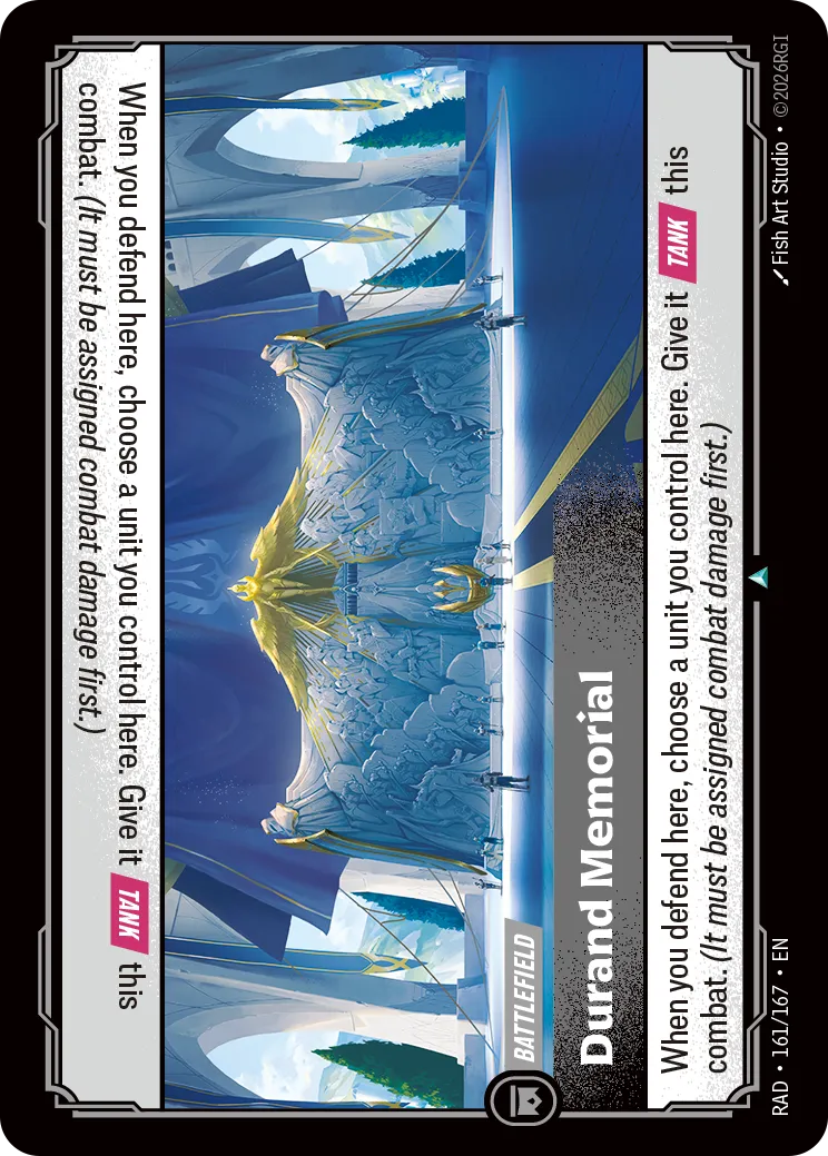 Durand Memorial 161/167 (Radiance)  | Good Games Morley