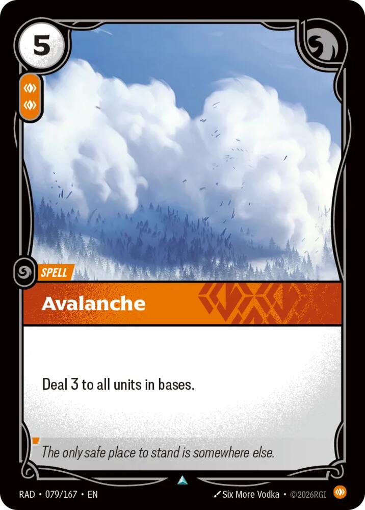 Avalanche 079/167 (Radiance)  - Foil | Good Games Morley