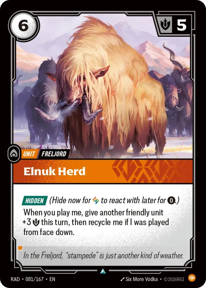 Elnuk Herd 081/167 (Radiance)  - Foil | Good Games Morley
