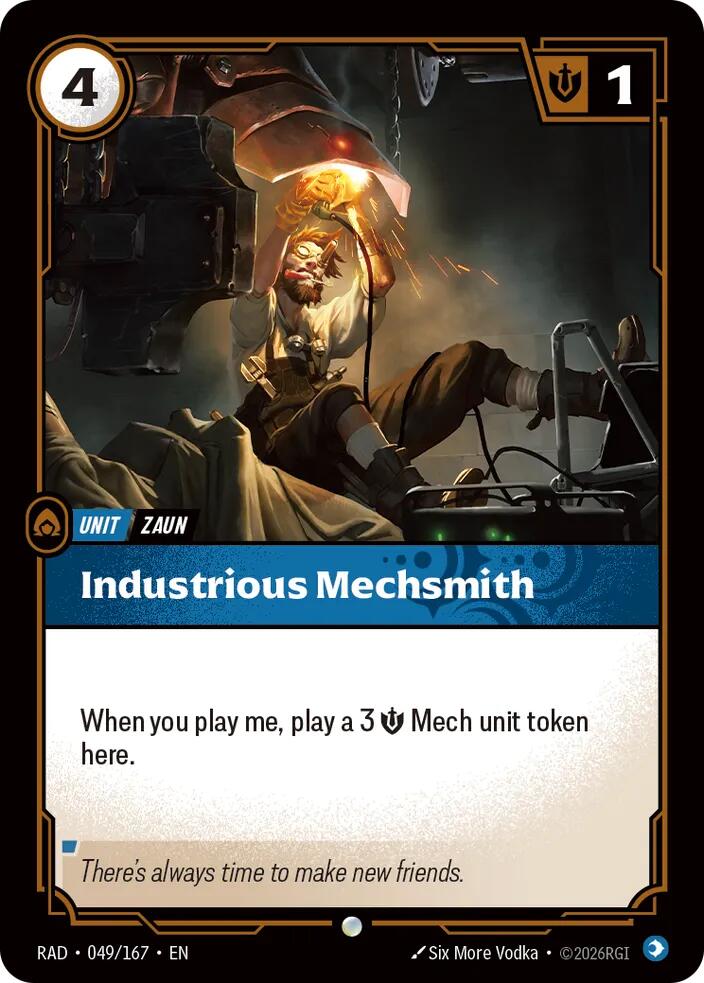 Industrious Mechsmith 049/167 (Radiance)  - Foil | Good Games Morley